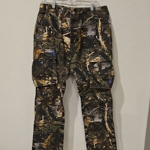 MNML Multicolor Camouflage Cargo Pants